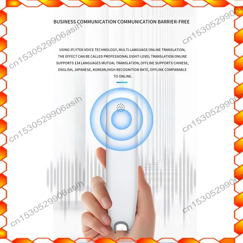 -AT52 Smart 134-Kind-Sprach-Smart-Übersetzer Stift Multifunktions-Offline-Übersetzung Echtzeit-Sprachübersetzer Geschäftsreisen