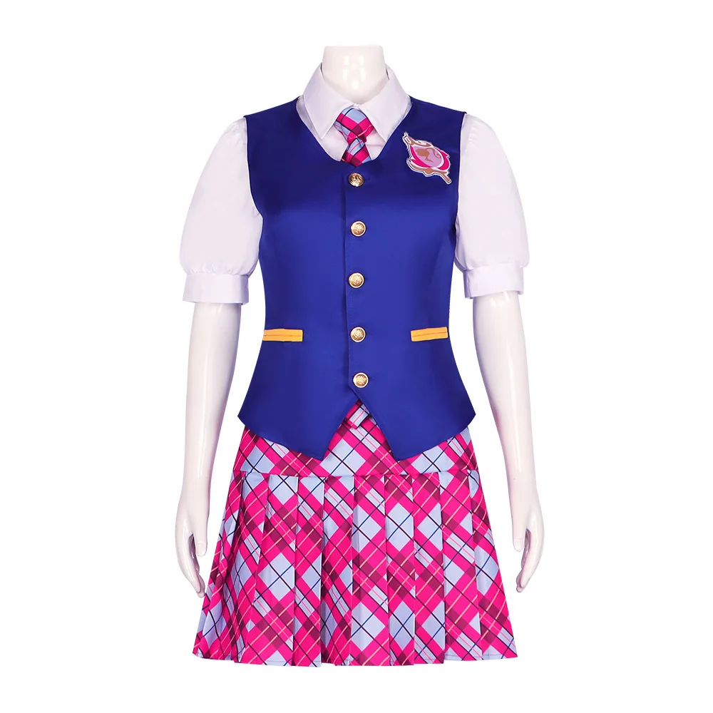Kostium Cosplay Delance, Ubranie na Halloween w stylu Enchanted Prince School, Strój do odgrywania ról, Damska odzież etniczna na scenę