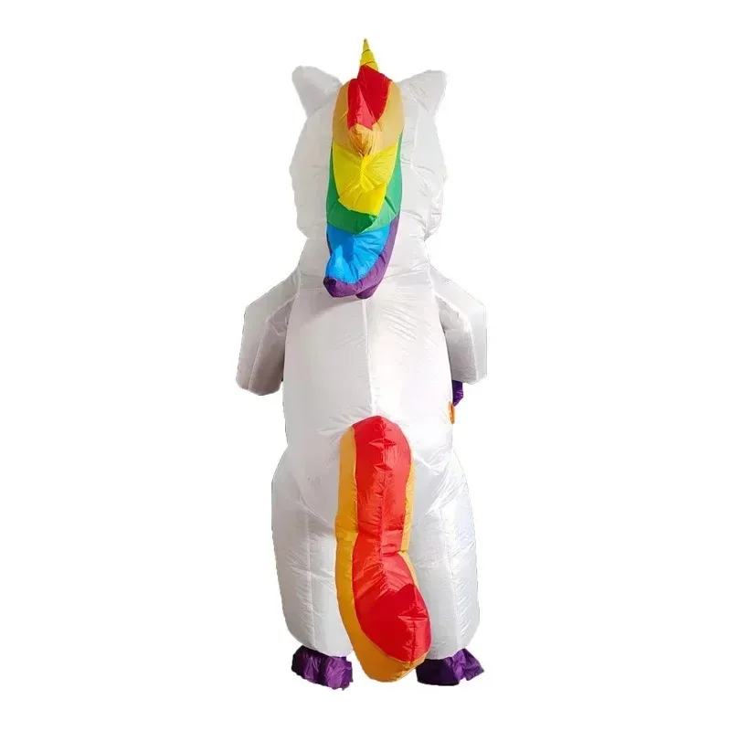 2025 yiyi Cute Unicorn Inflatable Costume Suits Dress Mascot Christmas Party Cosplay Costumes for Man Woman Adult Boys Girls