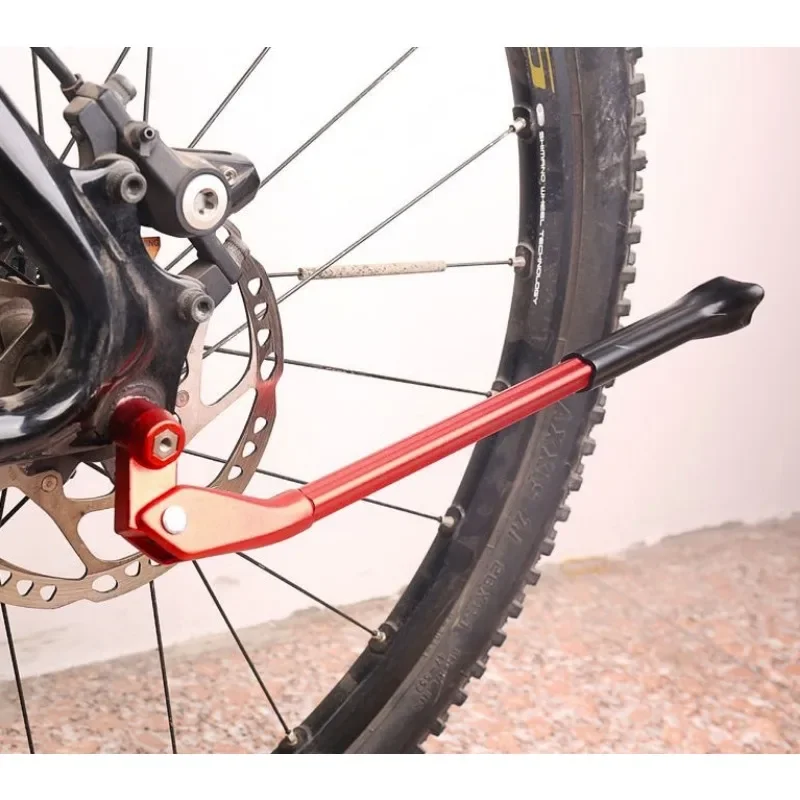 Image of 1PC Mountainbike Ständer Quick Release Aluminium Legierung Fahrrad Unterstützung Stativ Seite Stehen Outdoor Sport Fahrrad Teile Fuß Unterstützung