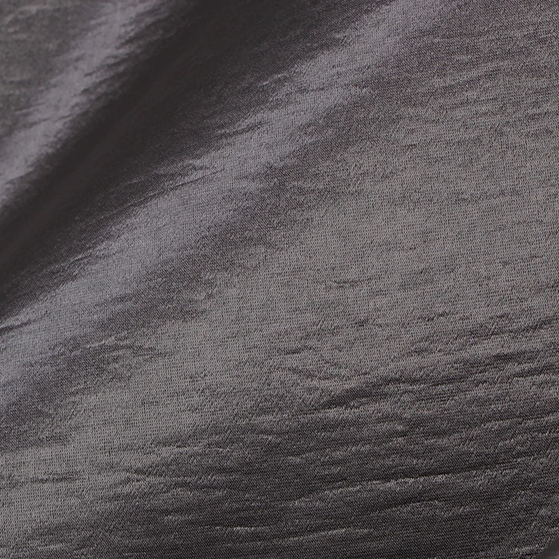 New spring and summer style fashionable and elegant high-quality gray acetate draped luster slim fish tail skirt
