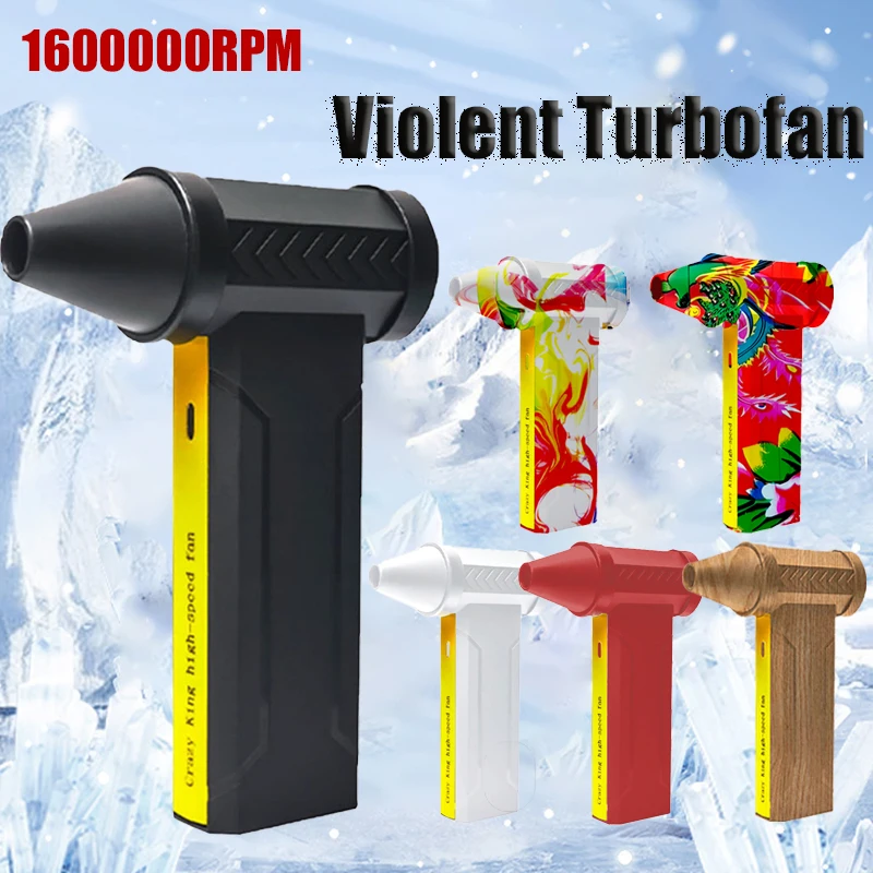 Turbofan Jetdry Blower, 160000RPM, souffleur d'air électrique, 60 mumental, F16, injuste Mini Turbo Jet Fan, haute vitesse, moteur sans balais, 10000mAh