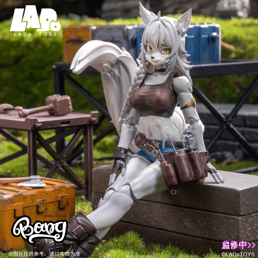 

15 см в наличии Ladotoys Adventure Team Fox Girl Leah Elupex 1/12 фигурка экшн милый Fury Beast Mother модель игрушки украшение для рабочего стола
