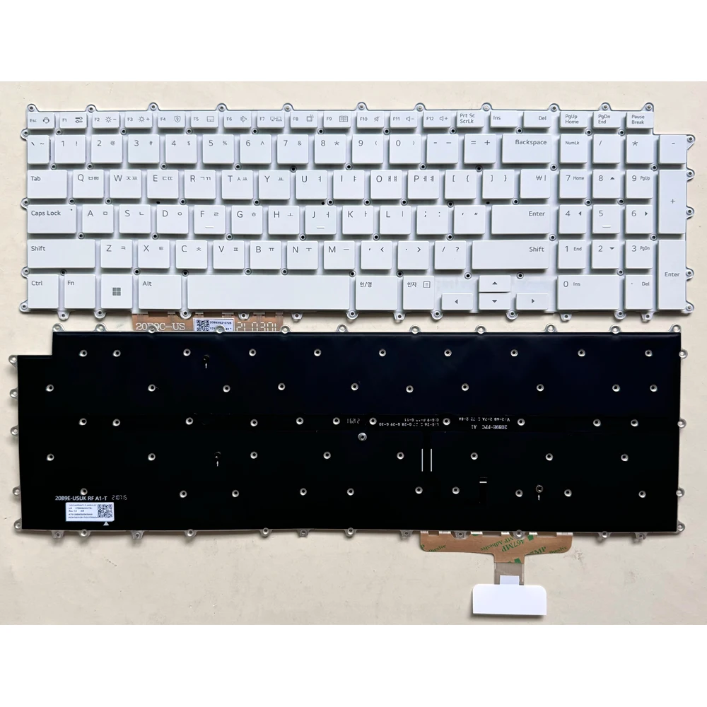 

XIN-Korean layout Backlit Laptop Keyboard For LG Gram 17Z90P 17Z90P-G 17Z90P-K 17Z90P-N 17Z95P with Backlit