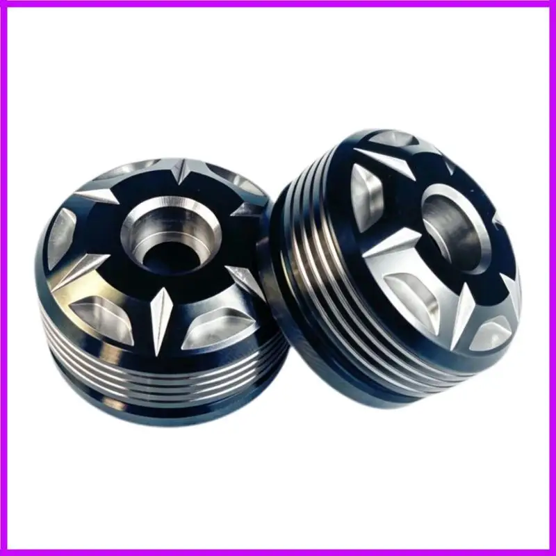 R9CC Motorcycle Bar End Pair with Anodized 6061 Aluminum and Screws, for LEAD125I GIORNO Handlebar Repair Fitment for Daily Use