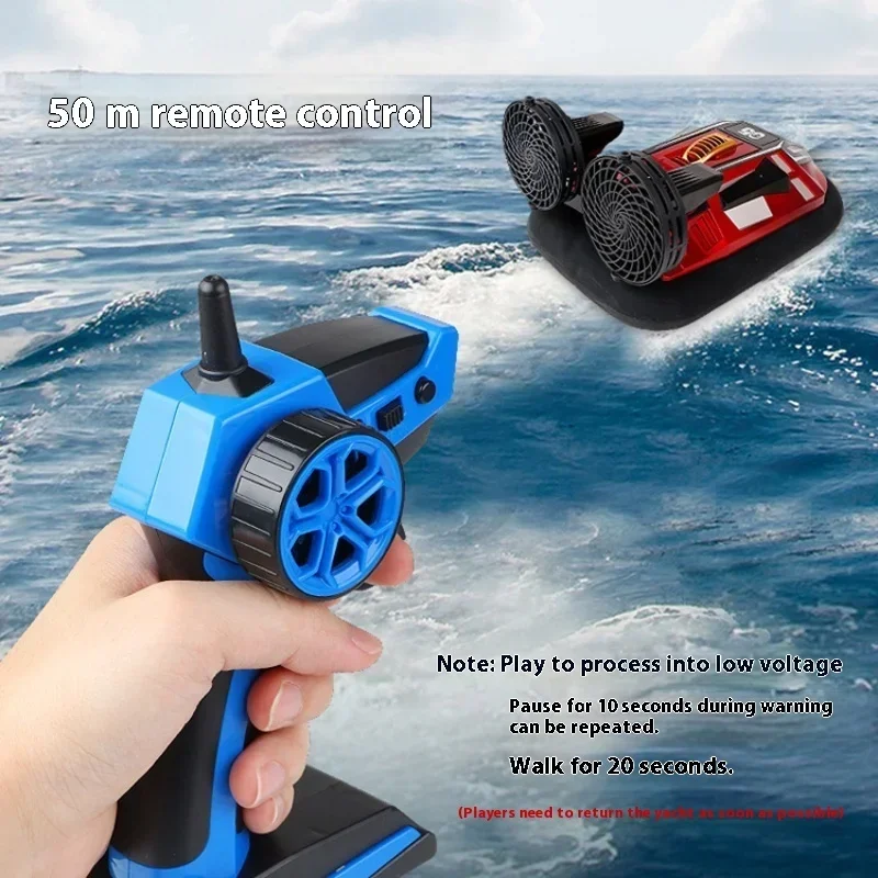 2.4g obojživelný vznášedlo 4-way simulace speedboat rc vysokorychlostní voda přistát  divadelní hra ideální pro kids' interaktivní kůzle outdoorové gif