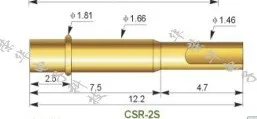 

Huarong Test Probe Current Needle Power Pin Sleeve CSR 6-2S