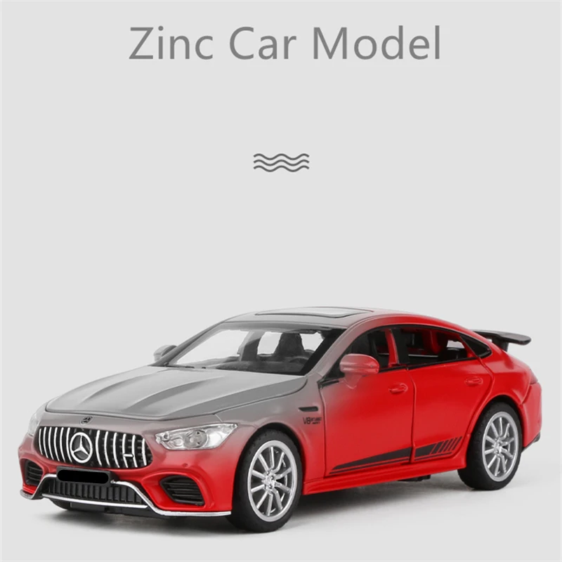 1:32 GT63S Coupe Alloy Car Model Diecasts Metal Toy Vehicle Car Model Collection Sound and Light High Simulation Childrens Gifts