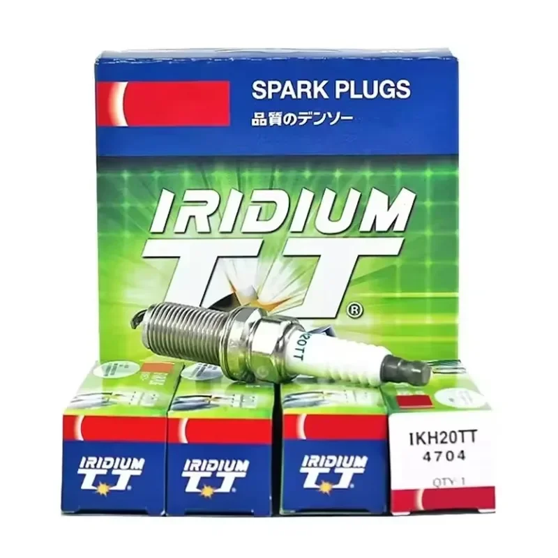 4/6PCS IKH20TT 4704 New Dual Iridium Spark Plug For TOYOTA LEXUS HONDA VOLVO SUBARU BENZ NISSAN IKH20TT-4704