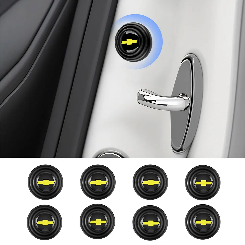 4/10pcs Car Door Shock Absorbing Gasket Car Trunk Sound Insulation Pad for Chevrolet Impala Camaro Orlando Epica Silverado