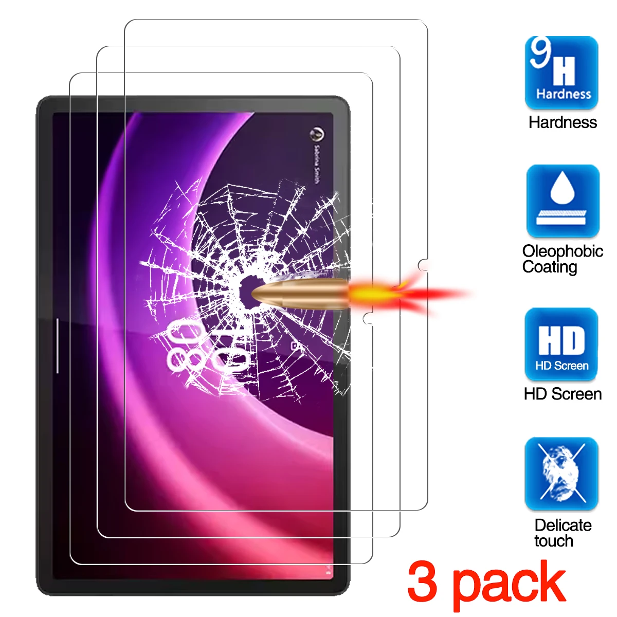 

Transparent Tempered Glass For Lenovo Tab P11 2nd Gen TB-350FU/TB-350XC 11.5" Phone Protective Dustprood Screen Protector