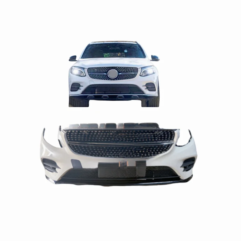 

For Mercedes Benz GLC 253 (2017-2020) Original Used Front Bumper Assembly Second-Hand for GLC260 GLC300 Series