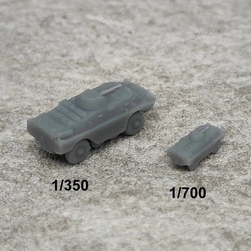 5 قطعة ثلاثية الأبعاد مطبوعة BRDM-2 نموذج مركبة استطلاع مدرعة 1/700 1/350 مقياس الراتنج معركة خزان لسيناريو لعبة الحرب المصغرة