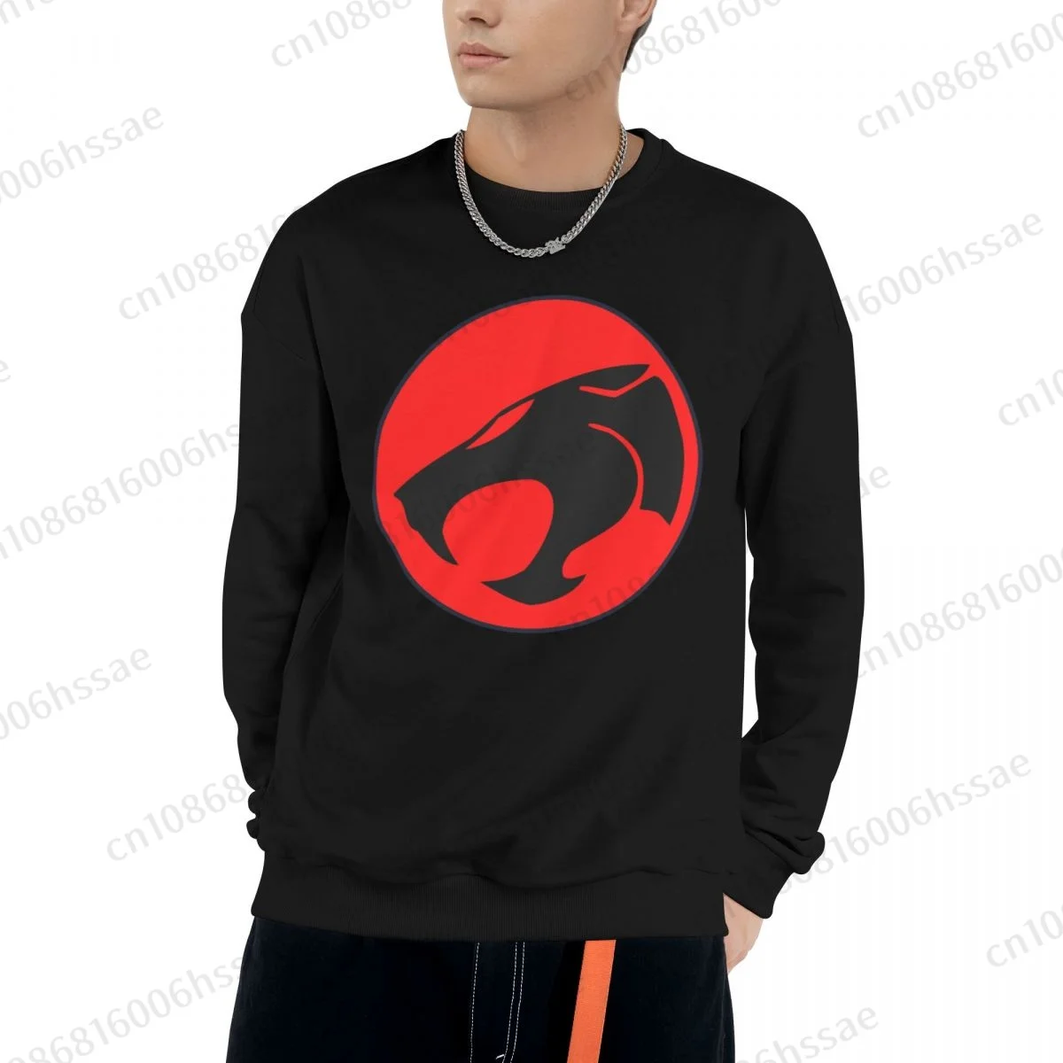 Thundercats Men Woman Fall Winter Sweatshirt Round Neck Long Sleeve Length Casual Top