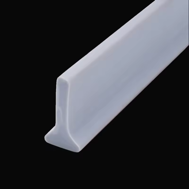 Rubber Silicone Shower Barrier Water Stopper Bathroom Waterproof Strip Water Retaining Strip Bendable Door Bottom Sealing Strip - Image 10