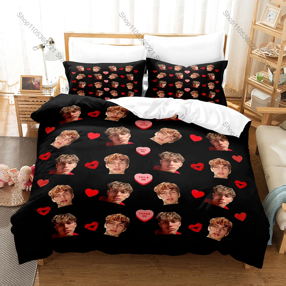 Cool Celebrity Style Bedding Set 3Pcs Vinnie Hacker Cool Graphic Modern Bedroom Ornament Gift