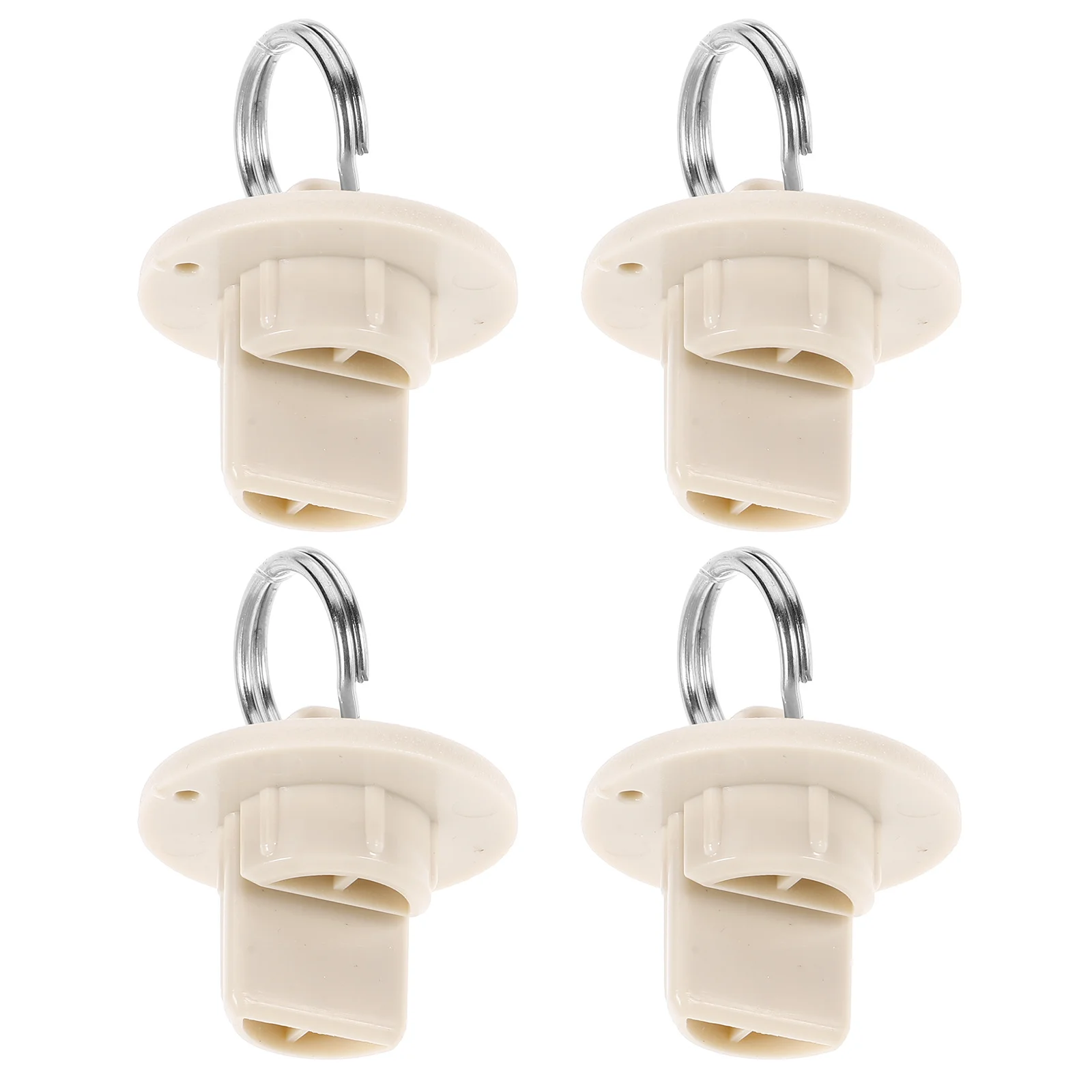 

4pcs Outdoor Blinds End Cap Replacement Parts With Pull Ring For Indoor Roller Shades Sunshade Accessories Bungee Cord Stops