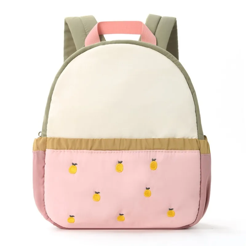 

Children's Backpack Cute Apple Embroidery Kindergarten Backpack Baby Mini Bags for School Kids Packsack