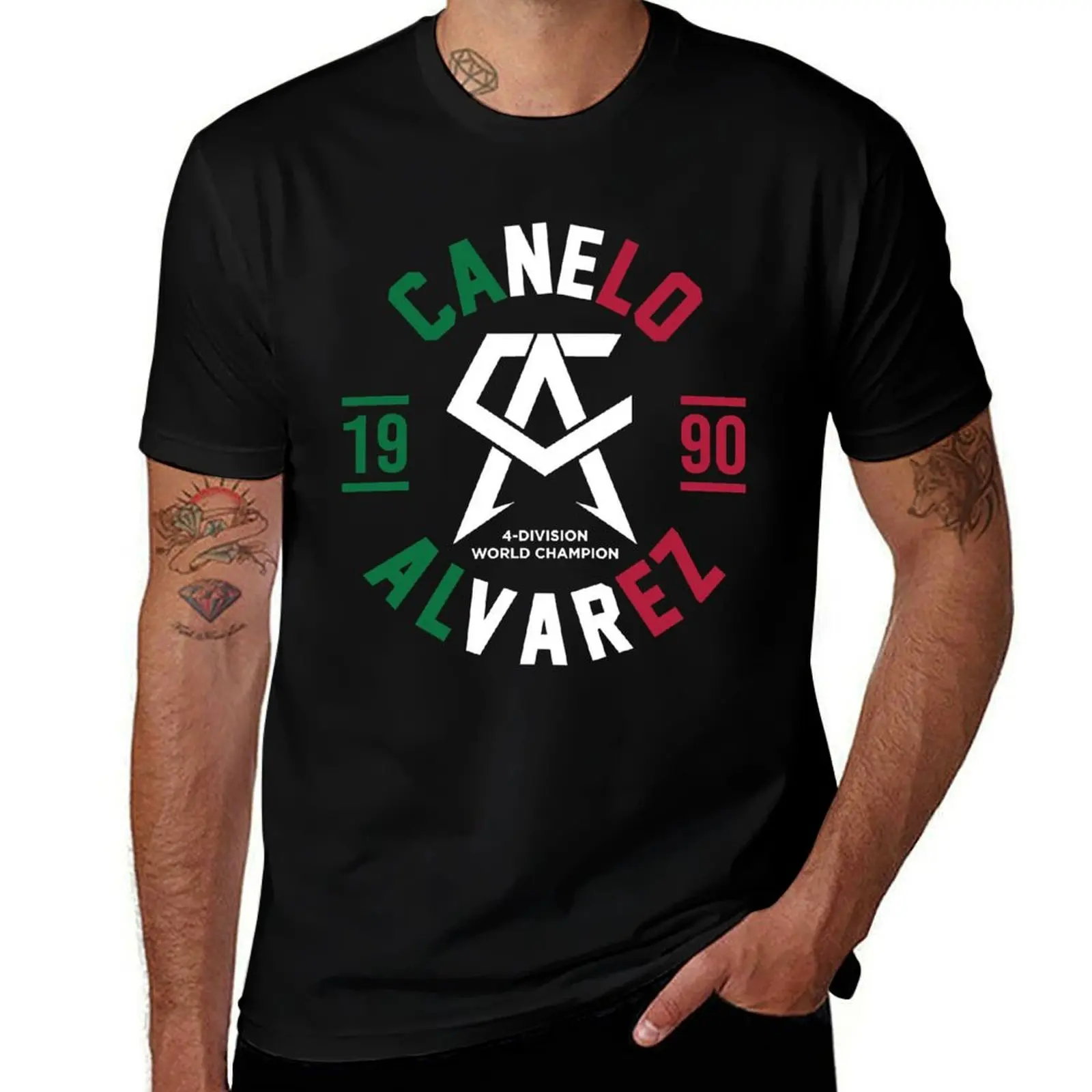 

Canelo alvarez T-Shirt t shirts for man cotton man t shirt cotton T-Shirt