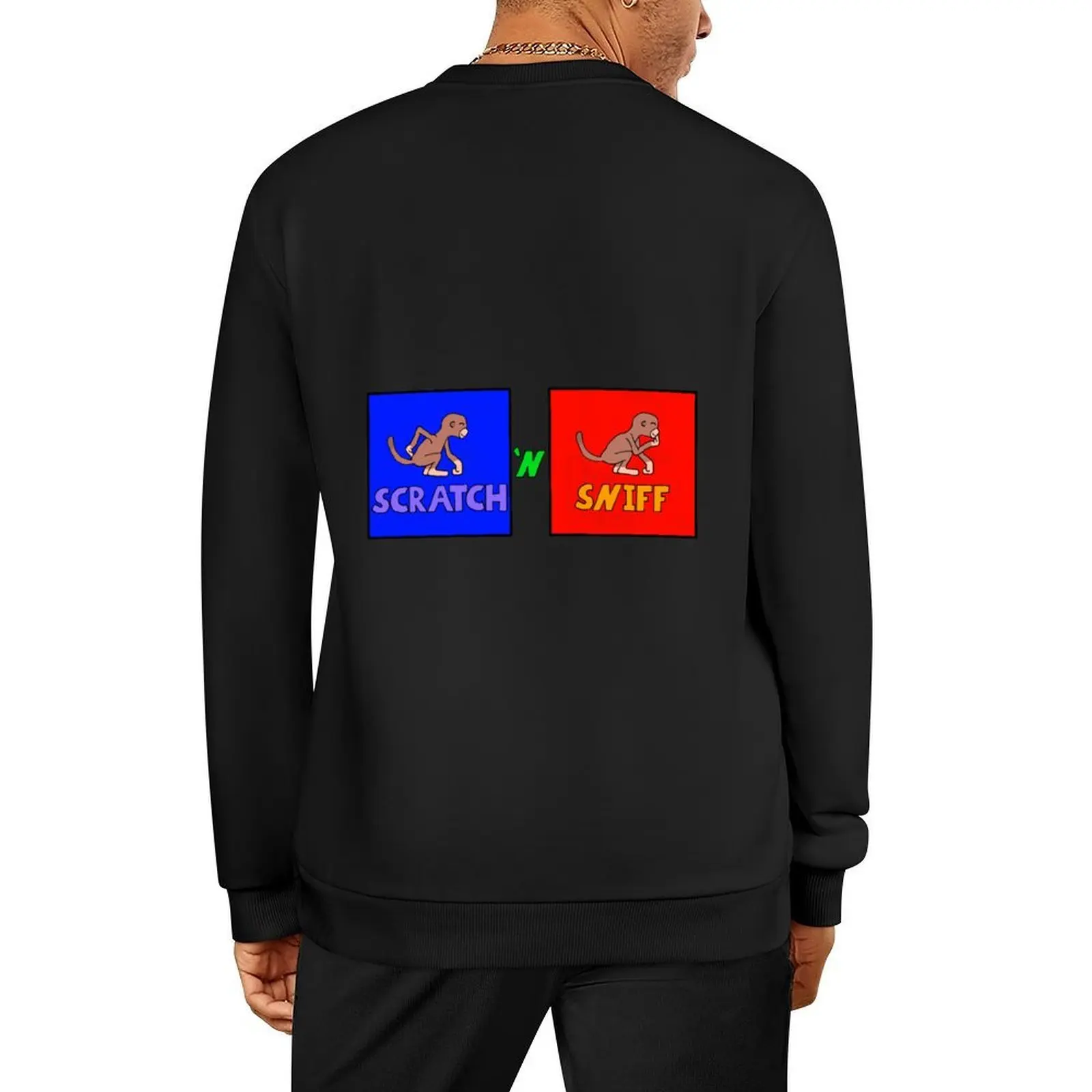 

Scratch 'N Sniff Pullover men's clothes men's winter sweater mens clothing korean style clothes new hoodies and sweatshirts