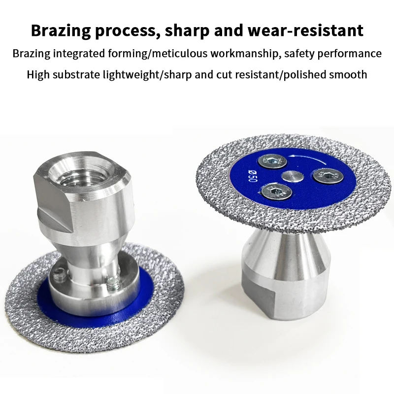 M14 شفرة المنشار مع شفة قابلة للإزالة توربو أسطوانة تقطيع للجرانيت الرخام السيراميك قطع الخرسانة طحن أدوات حفر #6
