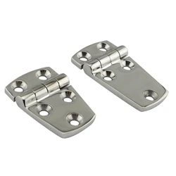 Heavy Duty Boat Hinge Strap Mirror Polished Marine Hinges Mount Hardware Hatch Stainless Hinge Door Corrosion Resistance