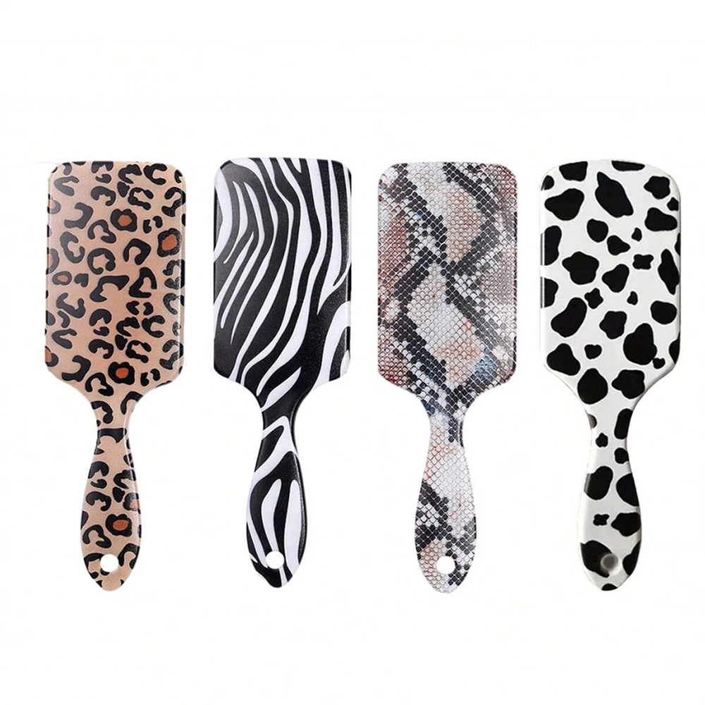 1pc Texture opaca Capelli lisci Cuscino d'aria Pettine a bordo grande Pettine per acconciature per le donne