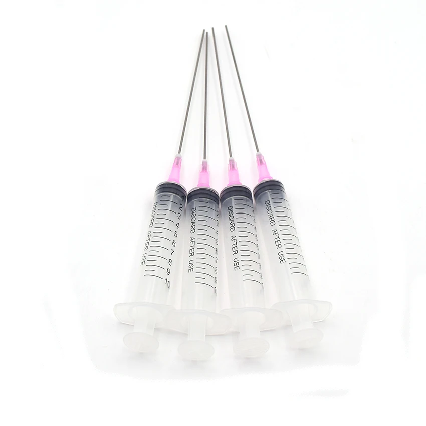 4szt Dodaj narzędzie atramentowe 10ML Strzykawka do drukarek atramentowych Epson Canon Brother Hp Wkłady atramentowe CISS z igłą o długości 10 cm