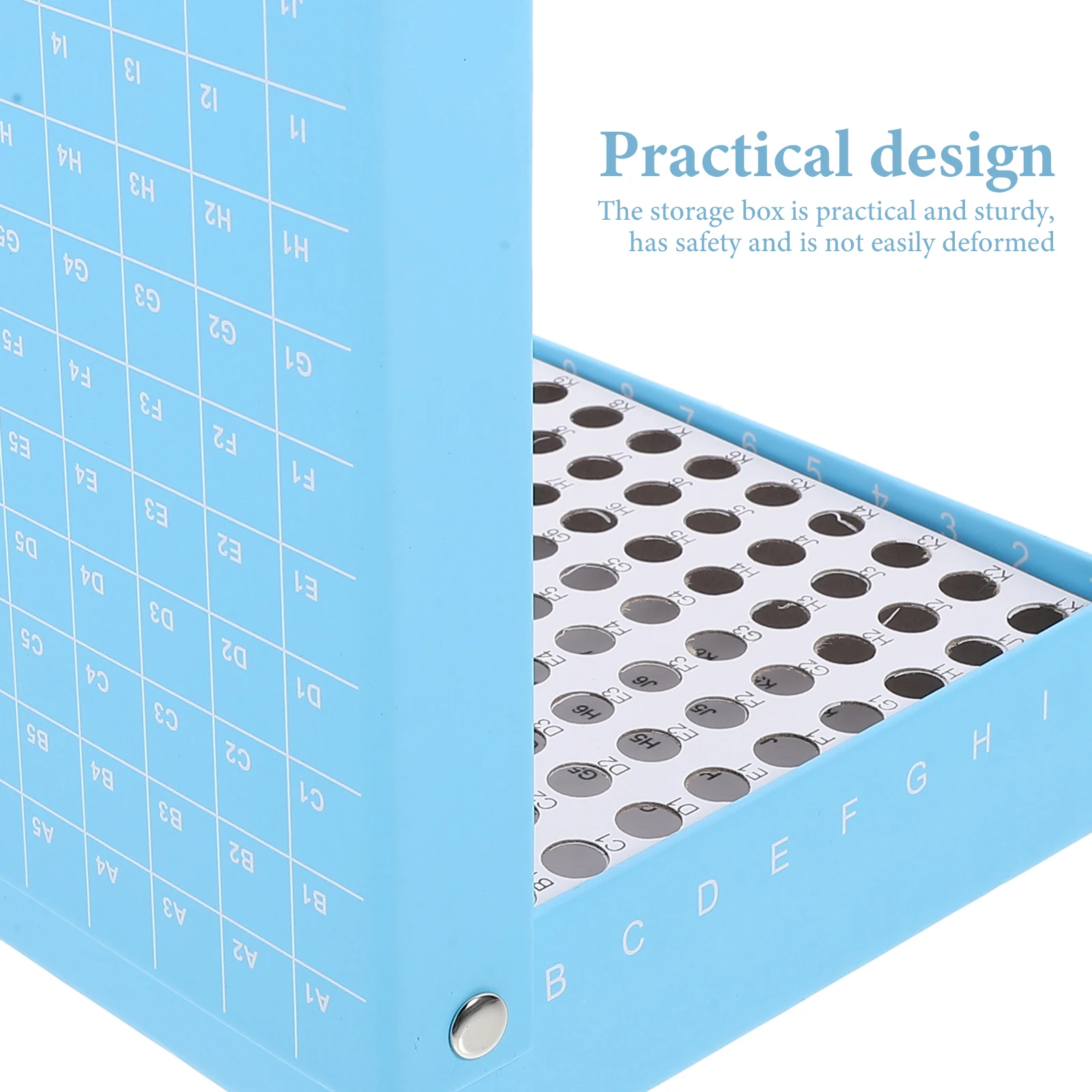 

Microcentrifuge Tube Storage Box Laboratory Large Capacity Durable Cryogenic Tube Holder Freezer Organizer