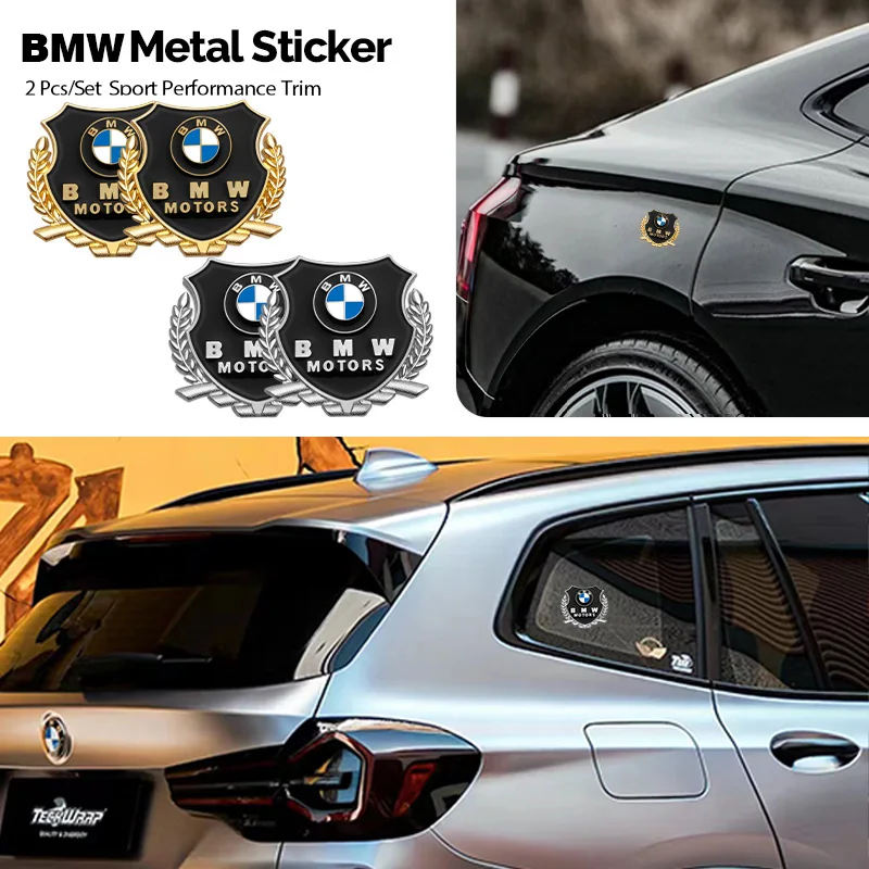 Car Body Styling Metal Badge Sticker Decoration Decal Auto Accessories For BMW E36 E39 E46 E60 E90 E90 F01 F10 F30 G01 G20 G21