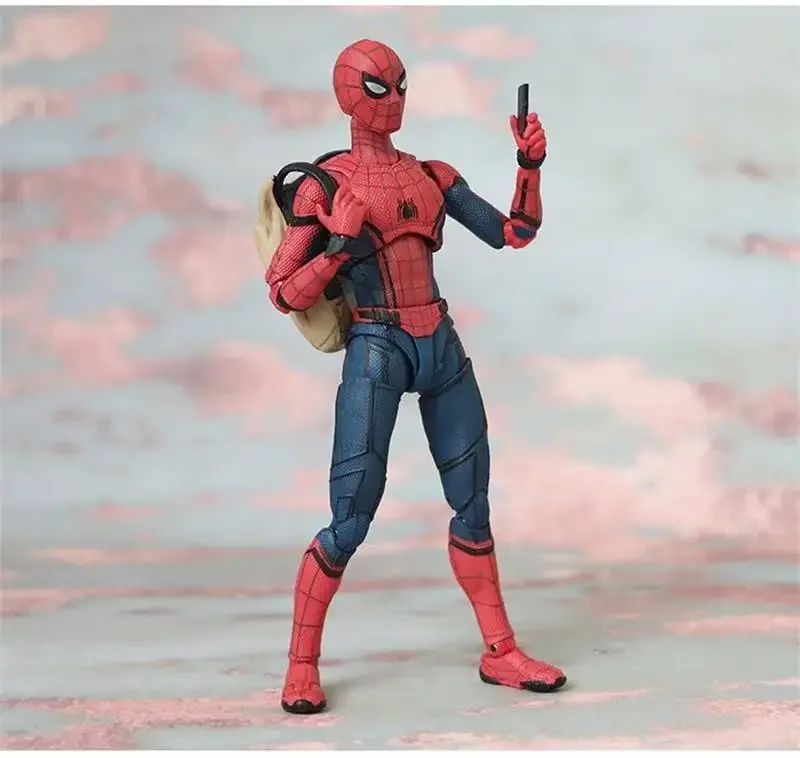 New Shf Spider-Man:Homecoming Figures Avengers Movable Model Marvel Peter Parker Action Figure PVC Collection Toys Child Gifts