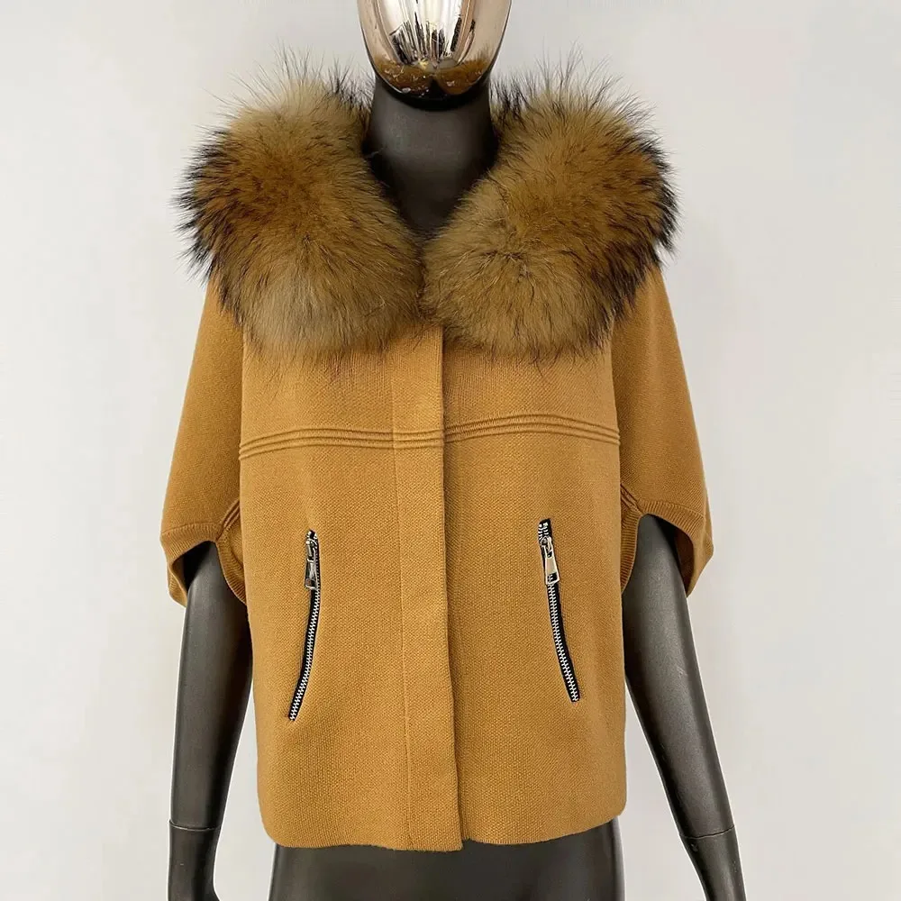 

Кардиган из натурального лисьего меха, модный вязаный свитер, женская европейская вязаная кофта, куртка из лисьего меха, одежда для женщин, весенне-осенняя верхняя одежда