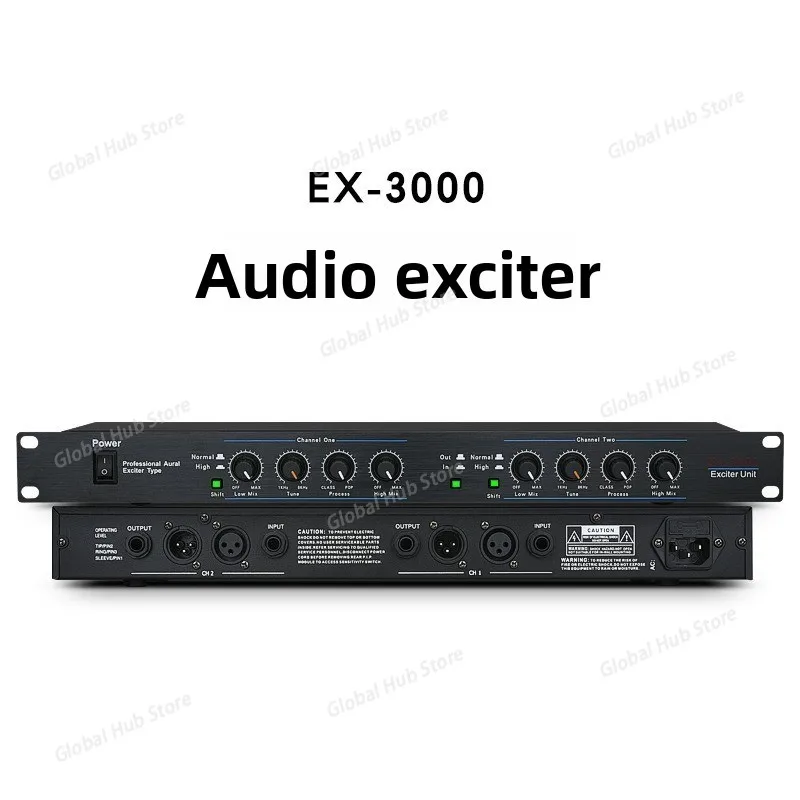 EX-3000 Sound Audio Exciter Processor Speaker Management Professional Audio Processor Stage Audio Equipment
