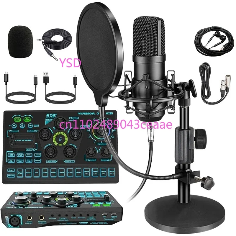 USB Microphone, RGB Microphone, the ZX-776 Microphone which is hot-selling across borders, plug-and-play on computers.