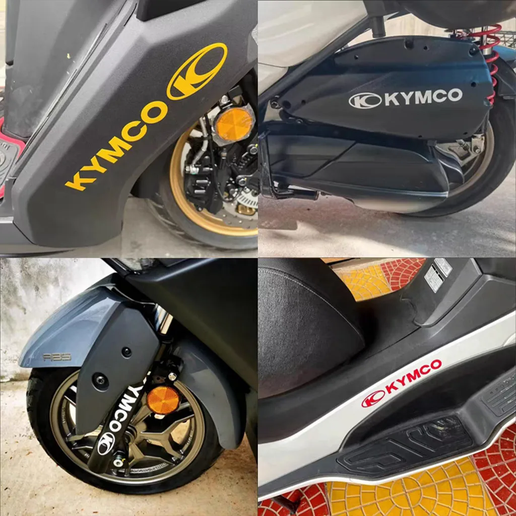 ل KYMCO دراجة نارية سكوتر الجسم الجانب التسمية شعار دراجة نارية الملحقات ملصق مائي شخصية الإبداعية مقاوم للماء تعكس ملصقات