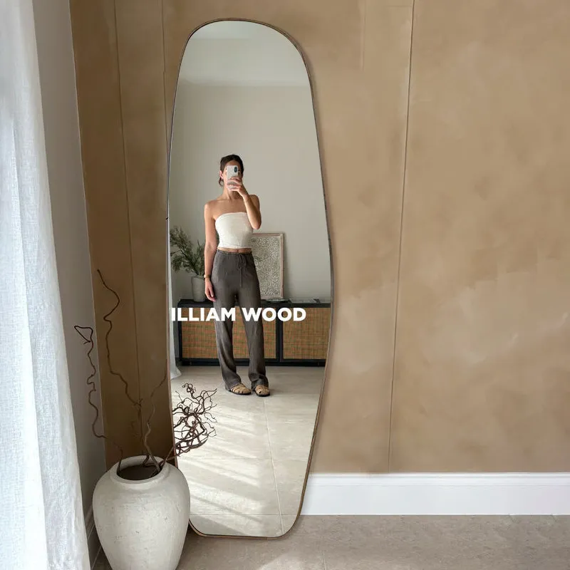 Mirror Decoration Items Mirror Freamwork Decoration Clear Bedroom Design Mirrors Clear Makeup Lamp Wall Art Espejos Piso