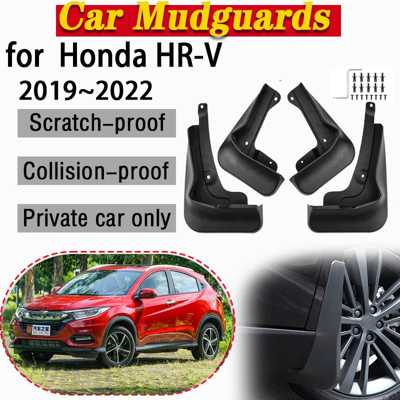 

Car Mud Flaps For Honda HR-V HRV Sport 2019 2020 2021 2022 Front Wheel Mudguards Splash Guards Anti-splash Mudflaps Accessories