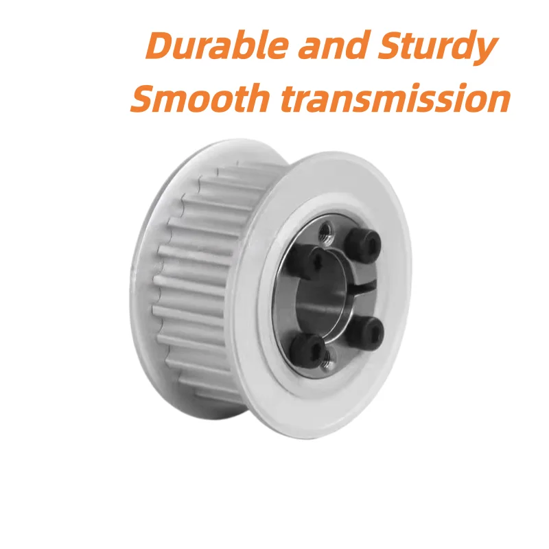 HTD 8M Timing Pulley Keyless Bushing 18T 19T 20T 21T 22T 24T 25T 26Teeth Synchronous Wheel For Belt Width 25/30mm