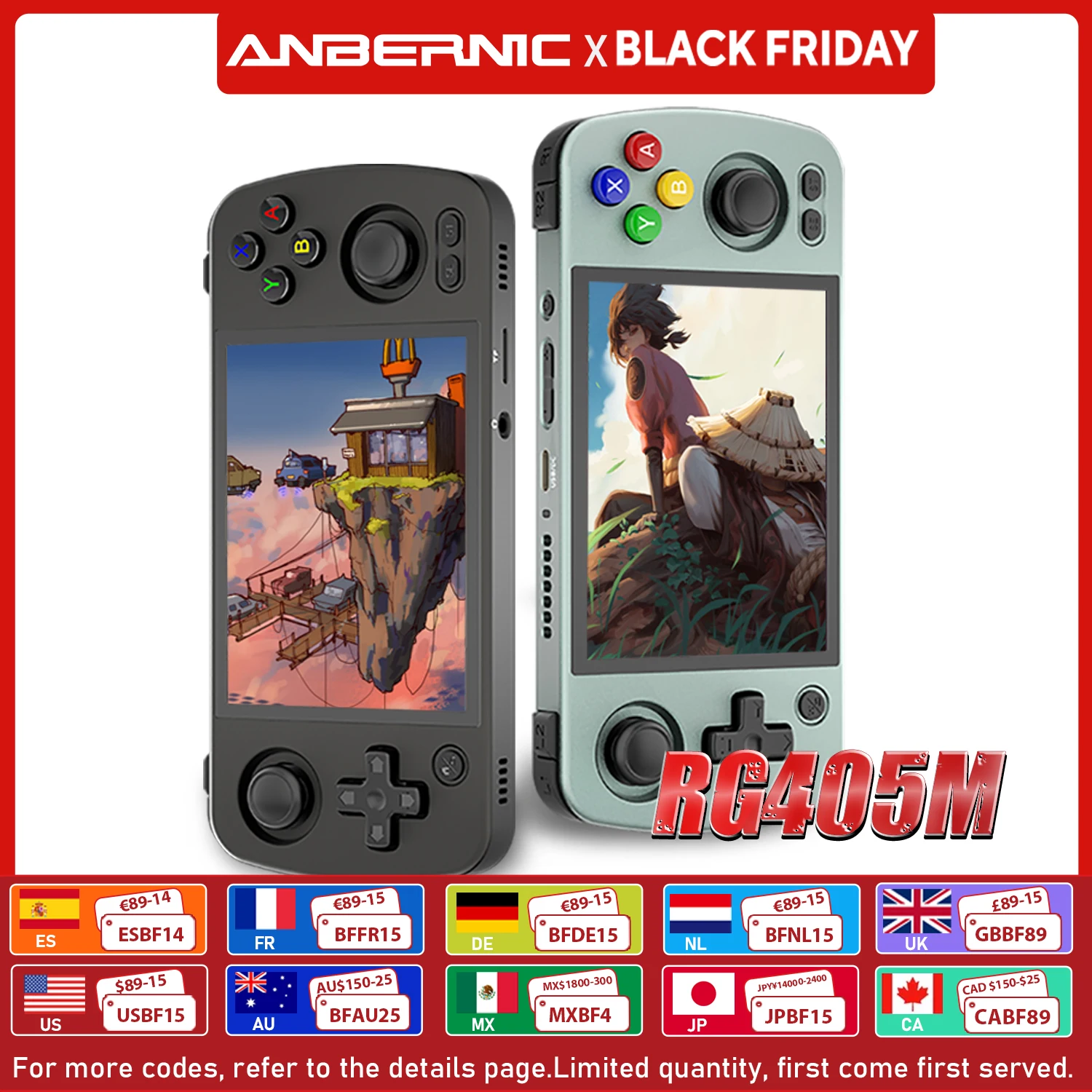 Anbernic Rg 405M Metalen Handheld Spelconsole Android 12 Systeem Unisoc Tijger T618 4 Inch Ips Scherm Game Speler Ondersteuning Ota Update
