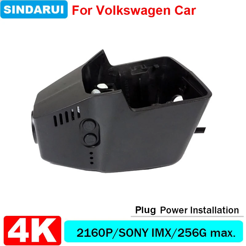 4K HD 2160P Plug and Play Car DVR Wifi Dashcam 76mm Video Recorder OEM For Volkswagen Atlas/Passat B6 B7 B8/CC/Golf 8 2019 2020