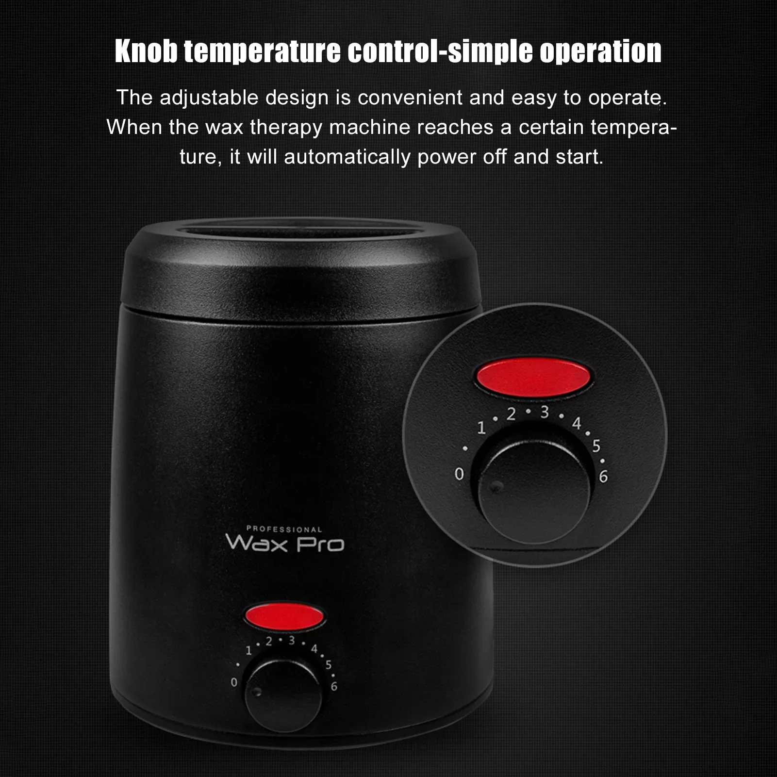 Wax Warmer Rapid Heating Painless Hair Removal Professional Electric Wax Machine Depilatory Waxing Beans Melter Pot Tool