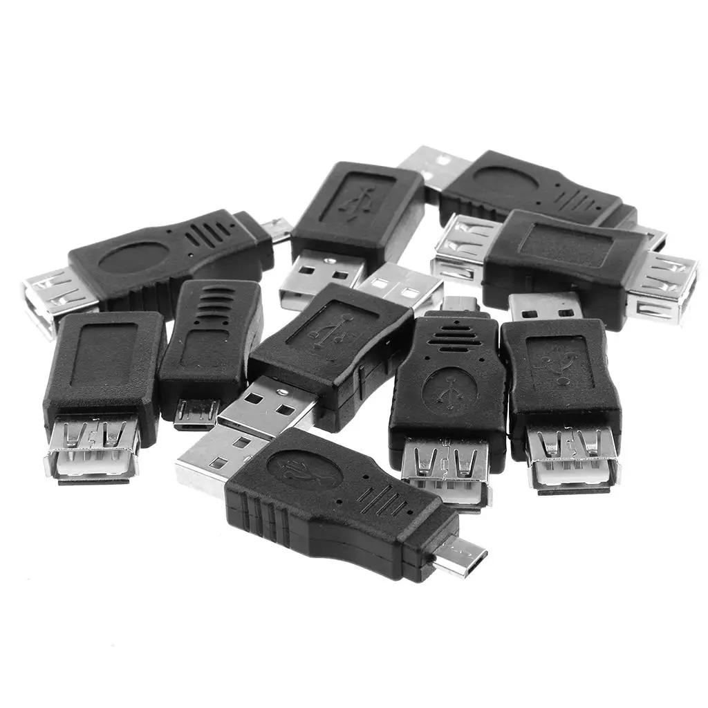 Multiport USB 2.0 Adapter Male to Female Changer Universal Data Cable Converter for Computer and Mobile