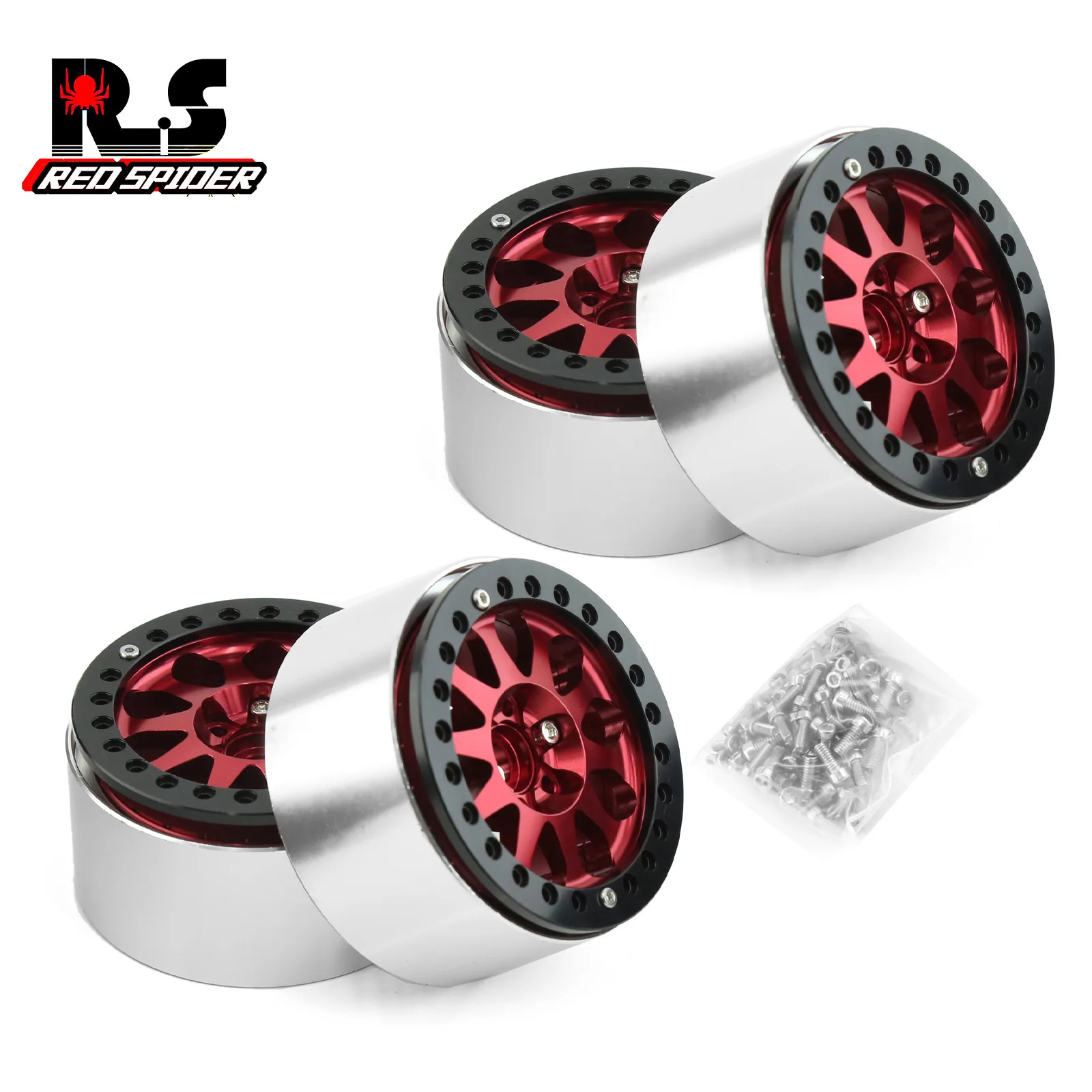 

Crawler 2.2 inch alloy wheels 1/10 simulation crawler locking tire wheels SCX10 TRX-4 universal wheels