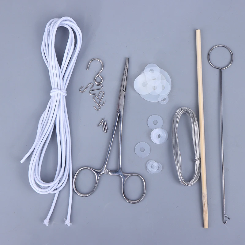 

DD аксессуары для кукол, плоскогубцы для струн, S-крючок, алюминиевая проволока, резиновая лента, прокладка, инструмент для ежедневного обслуживания 1/6