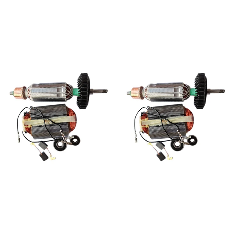 2X AC220-240V Rotor For MAKITA 518870-8 510107-9 515613-9 9558NB 9556NB 9556HN 9558HN 9557NB 9557HN 9556HNG 9558NBR