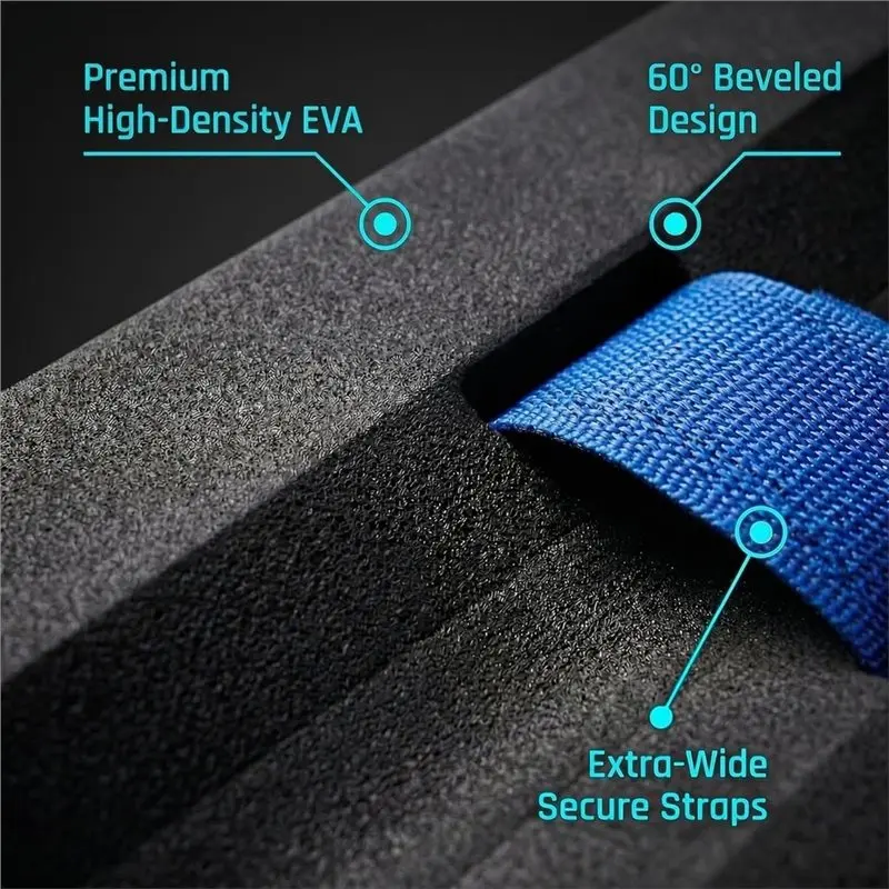 B27B Toe Knee Crawler Knee Pads For Attic Work With Free Gloves - 60° High-Density Foam Shin Protection, For Construction