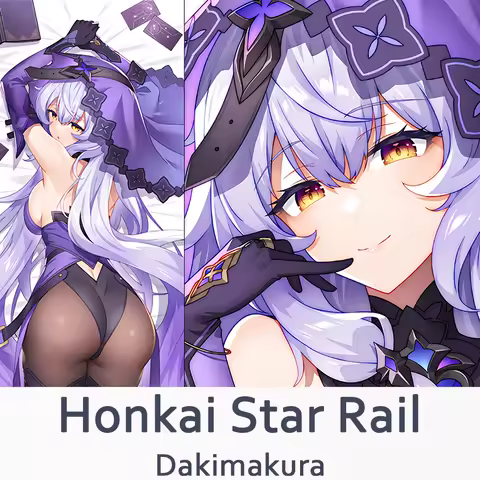 Honkai Star Rail Dakimakura 2WAY Hugging Body Pillow Case Anime Pillow Cushion Cover Xmas Gifts