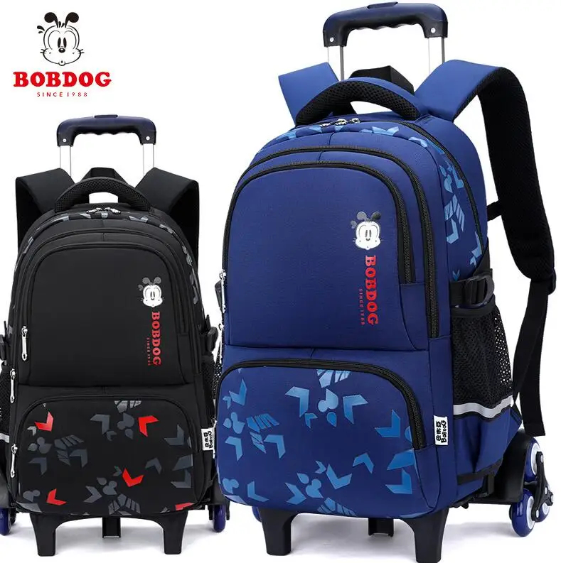 

Brand Kids Rolling Bags School Backpacks Children Trolley Backpack On wheels Boy's Trolley School bag Kids luggage Mochilas Bag