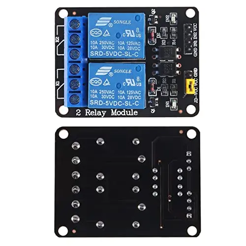 10 PCS 2 Channel DC 5V Relay Module with Optocoupler Low Level Trigger Expansion Board