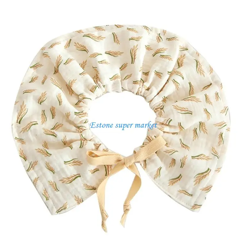 مرايل أطفال على الطراز الكوري 090B مرايل أطفال ناعمة وماصة متعددة الطبقات لسيلان اللعاب والتسنين هدية للأولاد والبنات